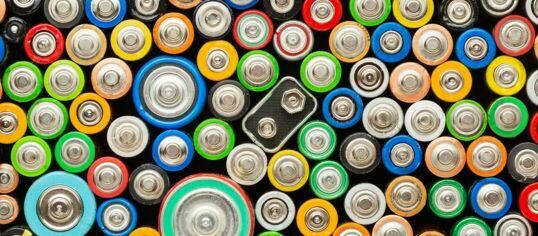 Foto baterias e pilhas